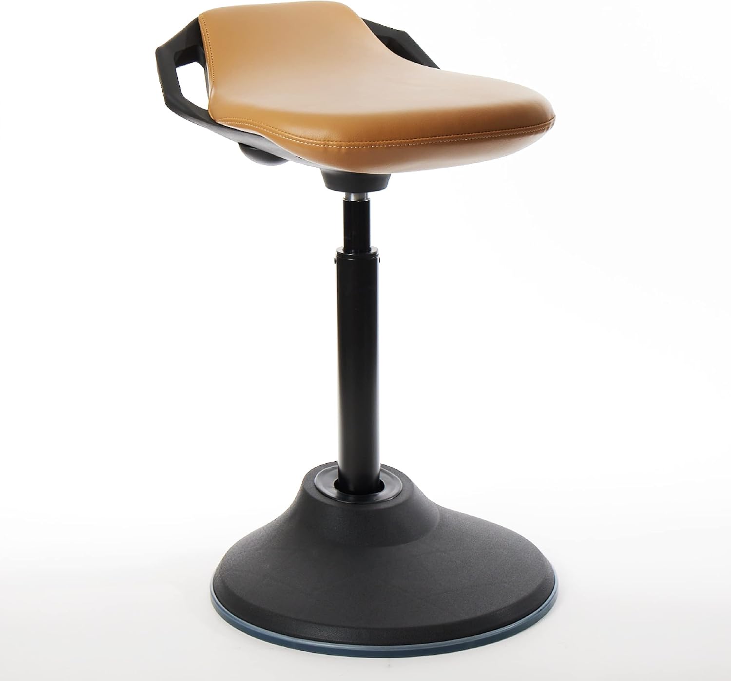 bonVIVO Silla de escritorio de pie  Silla ergonómica para escritorios de oficina altos con soporte trasero y asas para postura y equilibrio