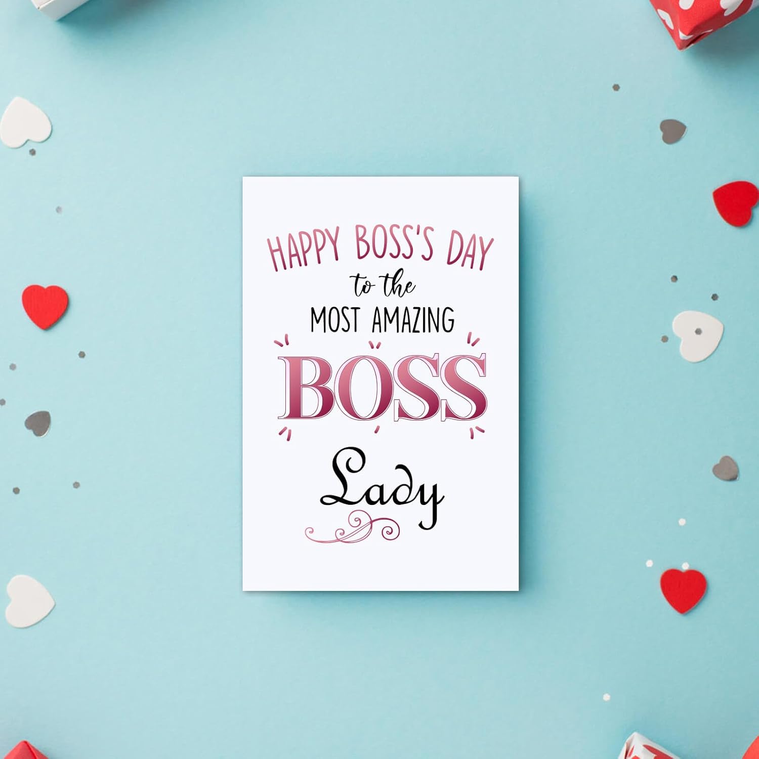 Regalos de agradecimiento para empleados, regalos para el mejor jefe para mujeres, tarjeta del día del jefe, regalos del día del jefe para mujeres,
