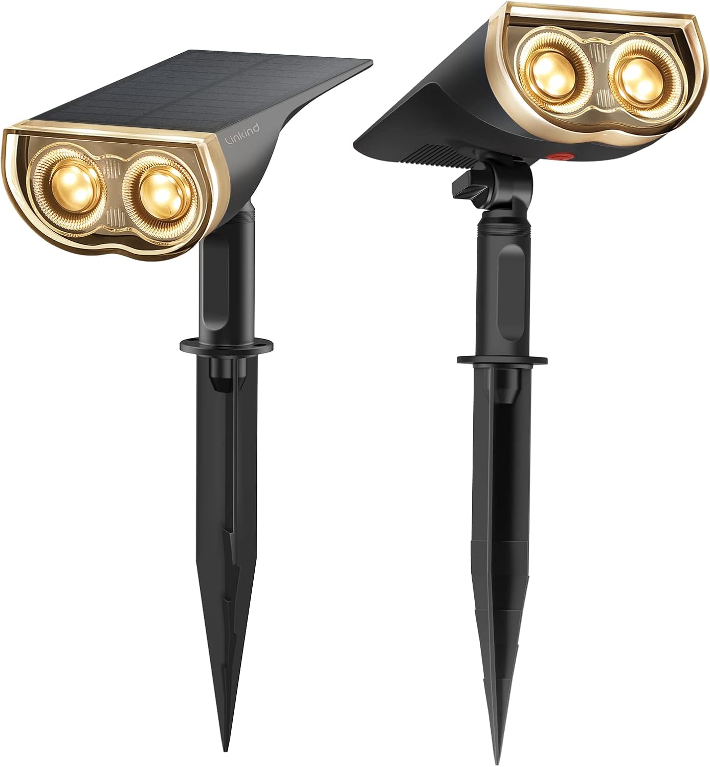 Linkind StarRayS – Luces solares para exteriores, 2 en 1, luces solares impermeables IP67, iluminación exterior eficiente y duradera para jardines y