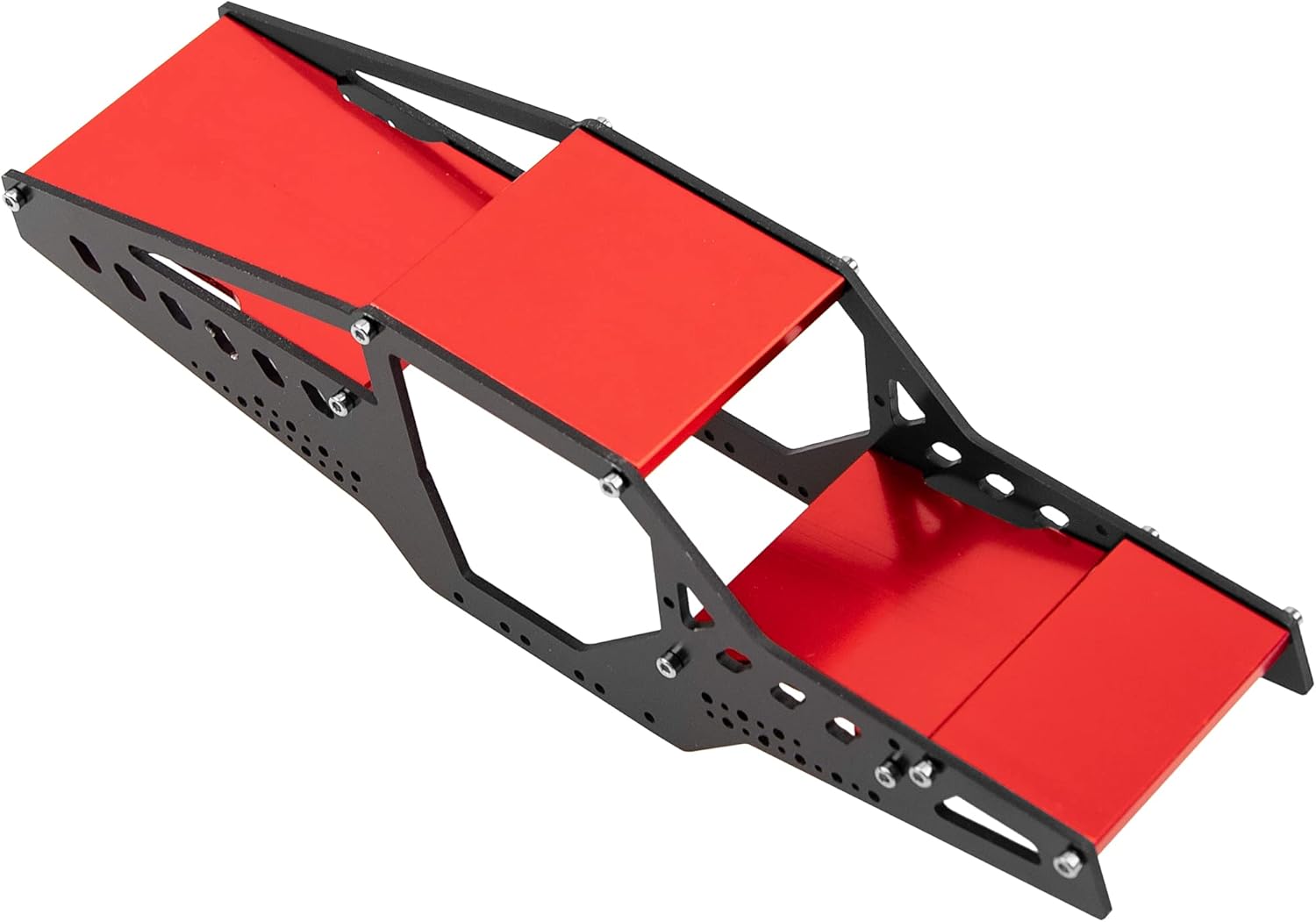 ShareGoo – Kit de marco de aluminio para chasis de rocas compatible con 124 axial SCX24 90081 AXI0001 AXI0001 AXI0002 AXI0005 AXI0006 RC Crawler
