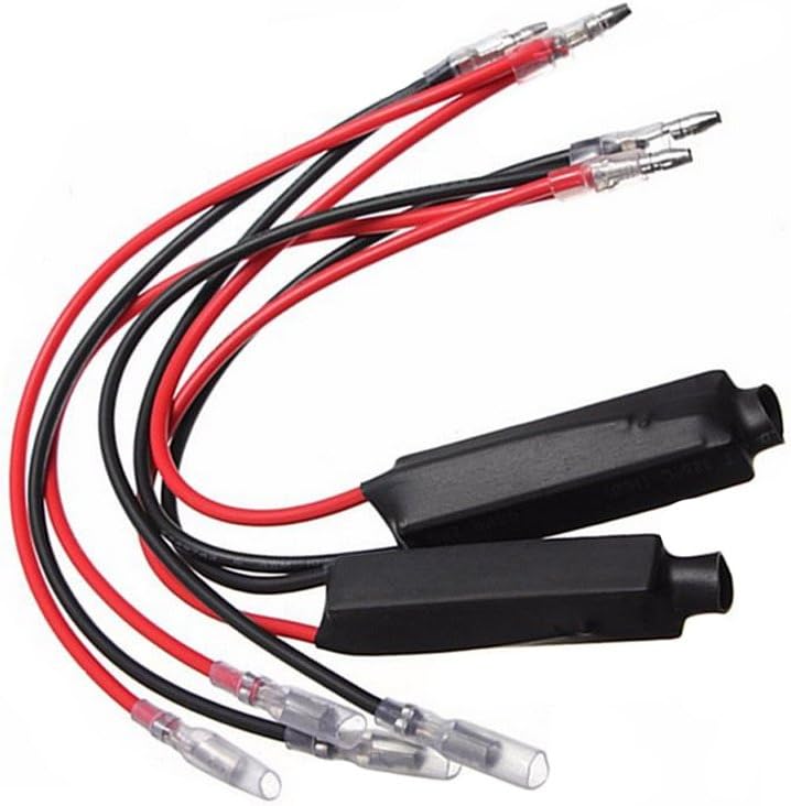 Etopar 4 x 12 V motocicleta señal de giro LED resistencia de carga flash parpadeo arreglar error adaptador universal