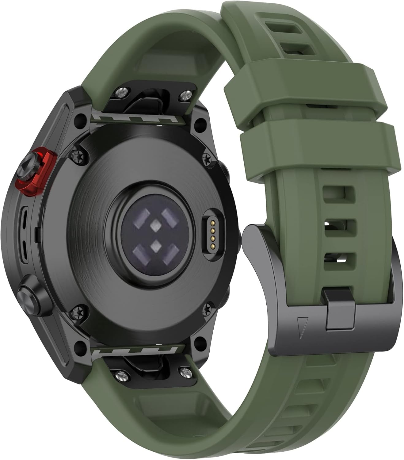 FitTurn Correa de reloj compatible con Coros Vertix 2 (no para Vertix), correa de reloj flexible de silicona suave deportiva de ajuste rápido para