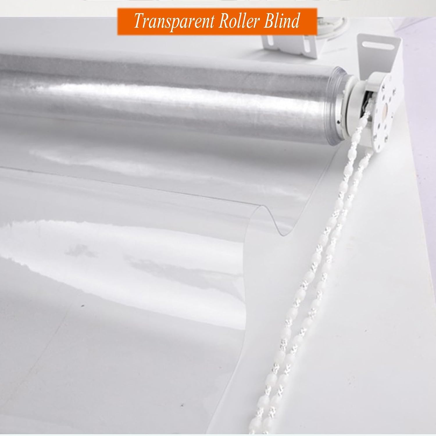 Persianas enrollables transparentes impermeables, cortina de plástico resistente al viento, pantalla de privacidad transparente para balcón, cortina