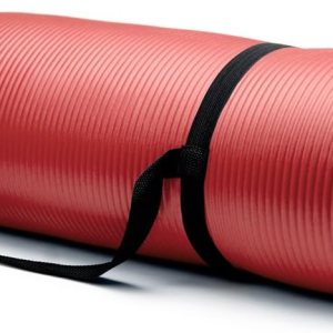 Alfombra para yoga Crown Sporting Goods extra gruesa, de 34 pulgadas, con rugosidad antiadherente Alfombra para yoga Crown Sporting Goods extra gruesa, de 34 pulgadas, con rugosidad antiadherente