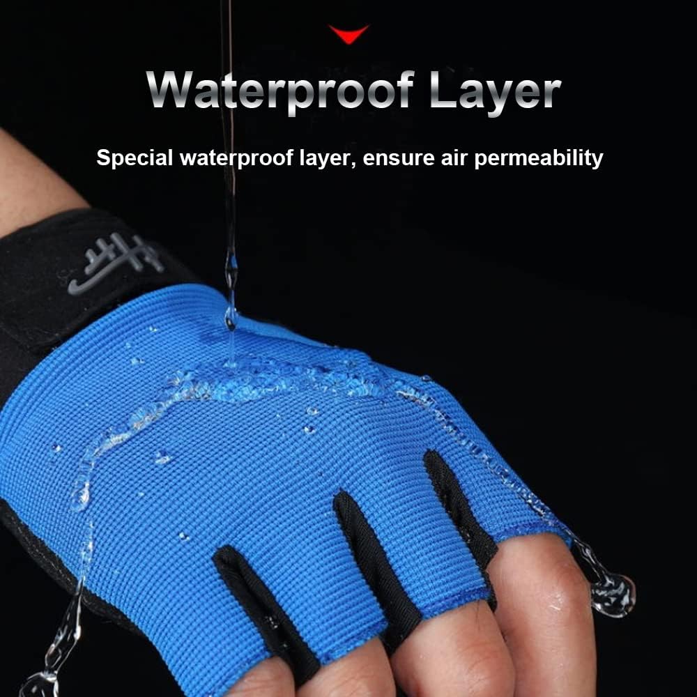 Guantes sin dedos, guantes de pesca, guantes de remo, guantes de remo, guantes de kayak, guantes de agua, guantes deportivos, guantes de pesca para