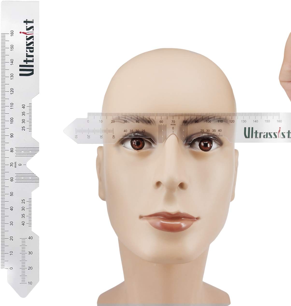 Pupilómetros para medir la distancia pupilar (PD), regla PD transparente, herramienta esencial para medición de PD simple o doble PD