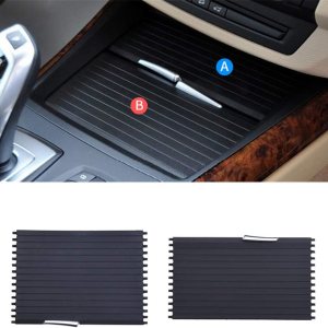 Para BMW (X5 E70) (X6 E71) Persiana enrollable de repuesto para persianas deslizantes interiores del automóvil Portavasos Cubierta de panel Para BMW (X5 E70) (X6 E71) Persiana enrollable de repuesto para persianas deslizantes interiores del automóvil Portavasos Cubierta de panel