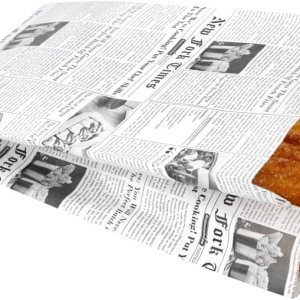 Restaurantware Bag Tek Newsprint Paper French FrySnack Bag – 5″ x 3″ x 8 34″ – Caja de 100 unidades Restaurantware Bag Tek Newsprint Paper French FrySnack Bag – 5″ x 3″ x 8 34″ – Caja de 100 unidades