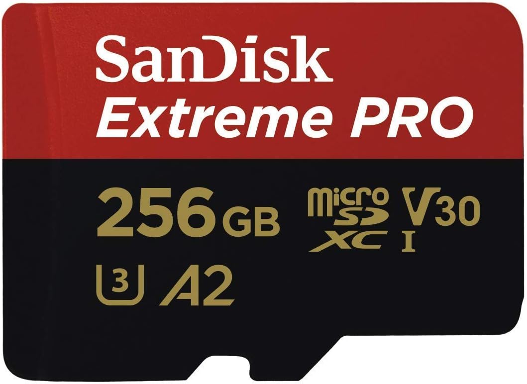 SanDisk Tarjeta Micro SD Extreme Pro Class 10 de 256 GB para teléfono Samsung funciona con Galaxy Note 20 Ultra 5G, Note20 Ultra, Note 10+, Note10
