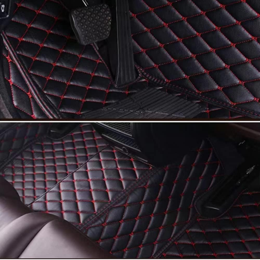 Tapetes de cuero personalizados para todo tipo de clima, antideslizantes, compatibles con el 95% de los sedán, SUV, camionetas, Coupé, convertibles,