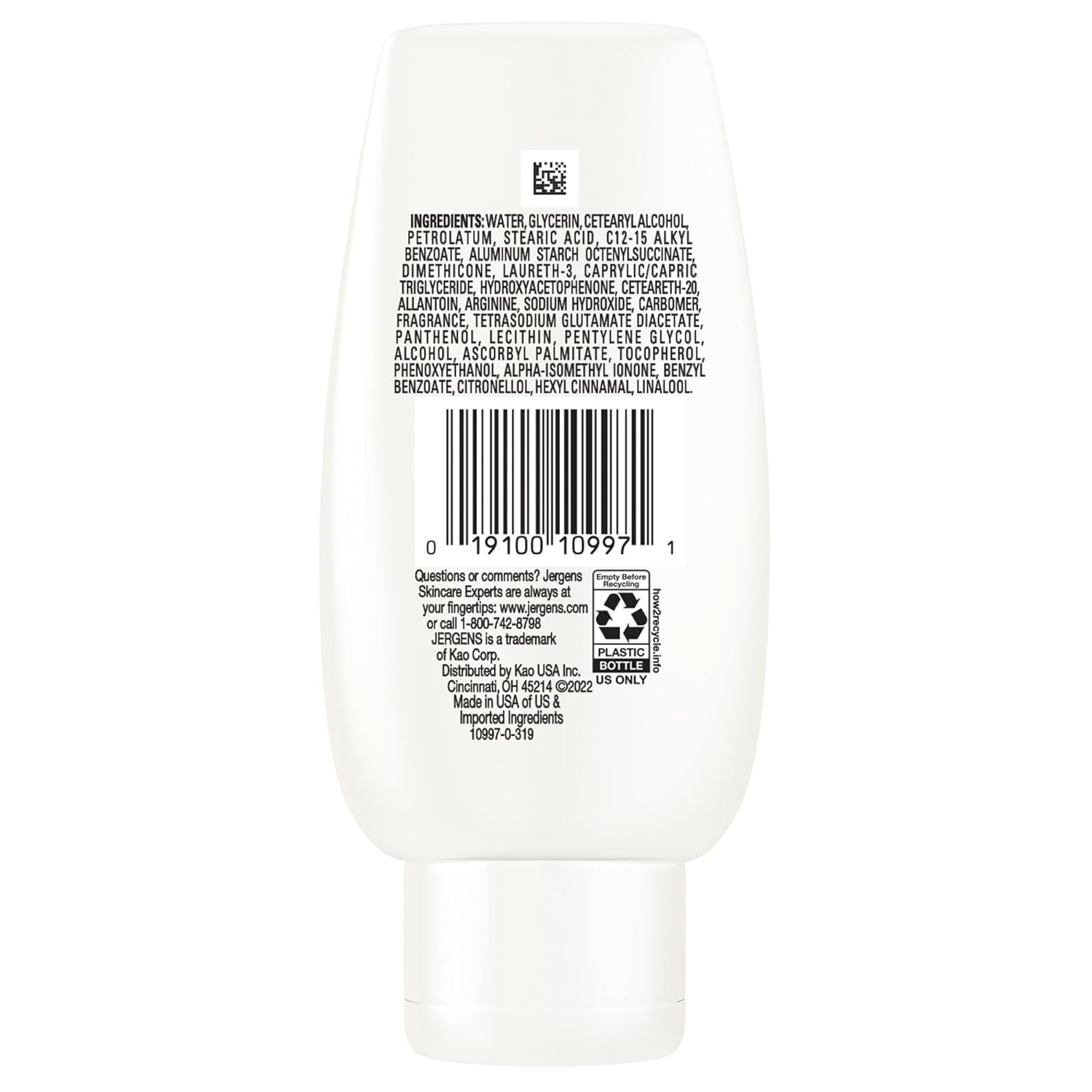 Jergens Hidratante ultra curativo para piel seca, loción de manos y cuerpo, con mezcla de Hydralucence, vitaminas C, E y B5, 3 onzas, paquete de 12