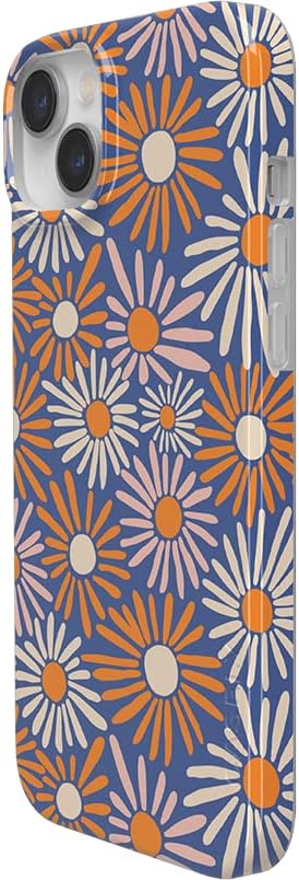 Casely Funda para iPhone 13 Pro  Compatible con MagSafe  Spring Forward  Funda para teléfono con diseño floral de margaritas