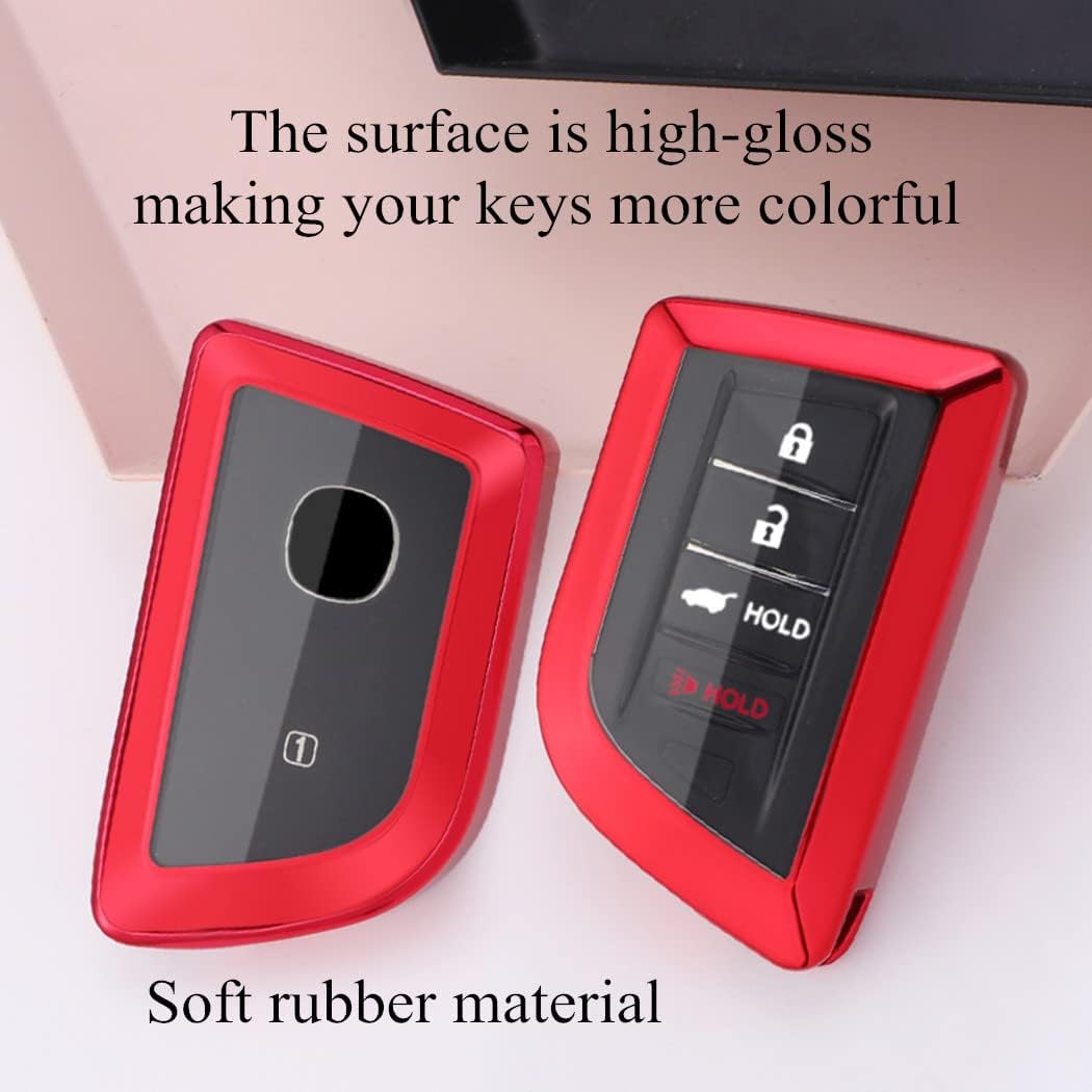 Funda de repuesto para llavero Acura RDX MDX 2022 2023, Rojo –