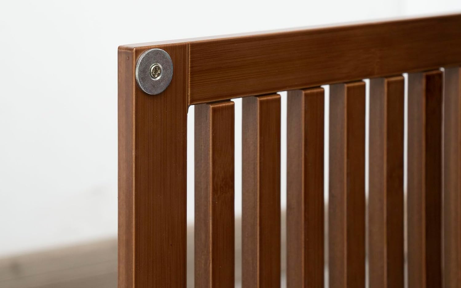 K KELBEL Estante de escalera de bambú moderno, estantería alta de madera, estantes de pared inclinados, estantes de almacenamiento abiertos para
