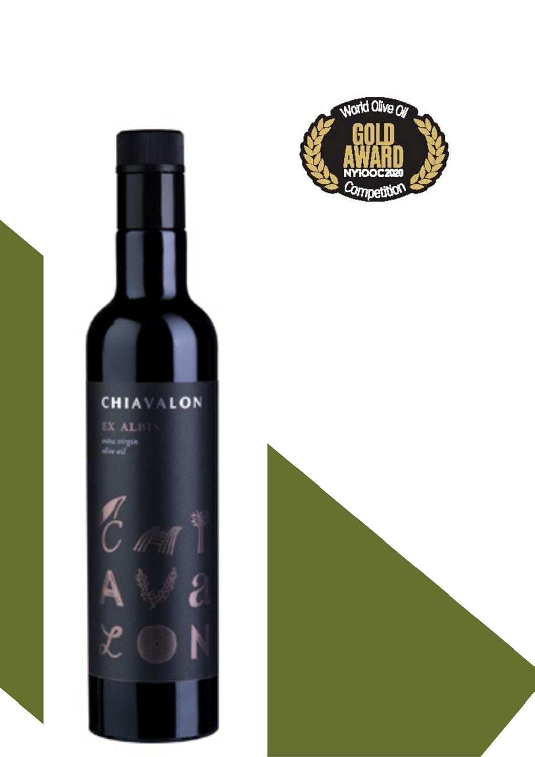 Aceite de oliva virgen extra croata  Chiavalon Ex Albis  Aceite de oliva con alto contenido de polifenol (16.9 fl oz)