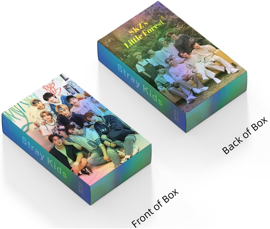 Stray Kids – Tarjetas de fotos láser, 55 unidades, 2023 para niños callejeros NACIFIC, juego de tarjetas láser Lomo Kpop, regalo para fanáticos que