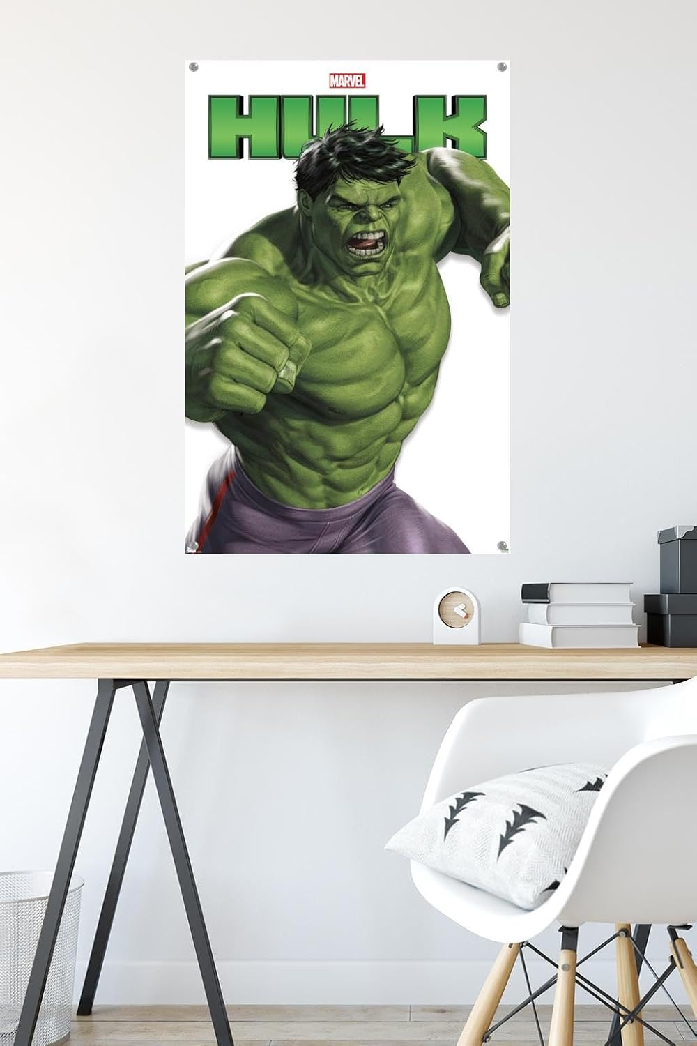 Trends International Marvel Comics – Póster de pared de la serie de características de Hulk, 22.37 x 34.00 pulgadas, paquete de póster premium y