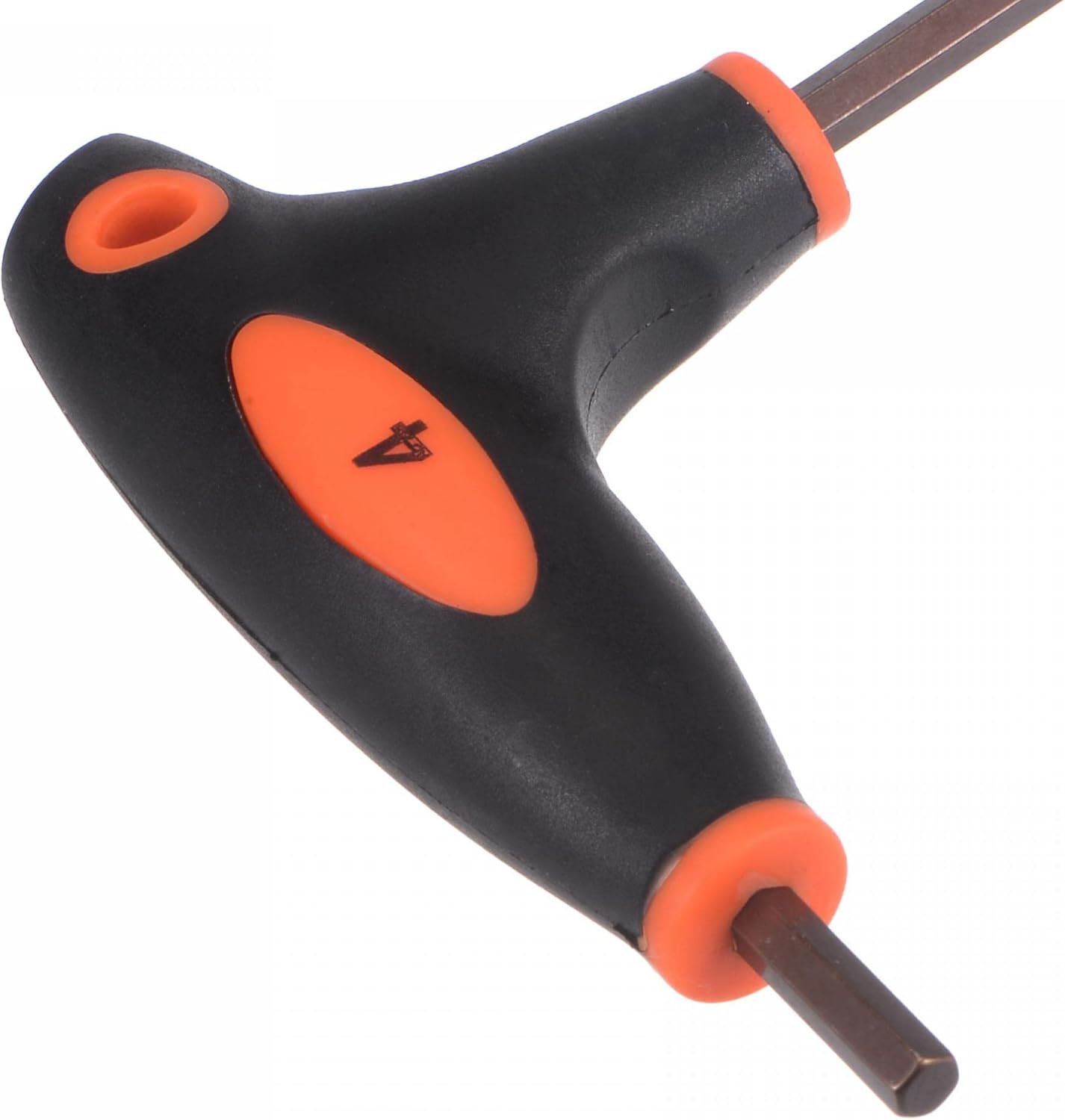 uxcell Llave hexagonal de 0.157 in con mango en T de doble extremo, acero métrico S2 2 piezas