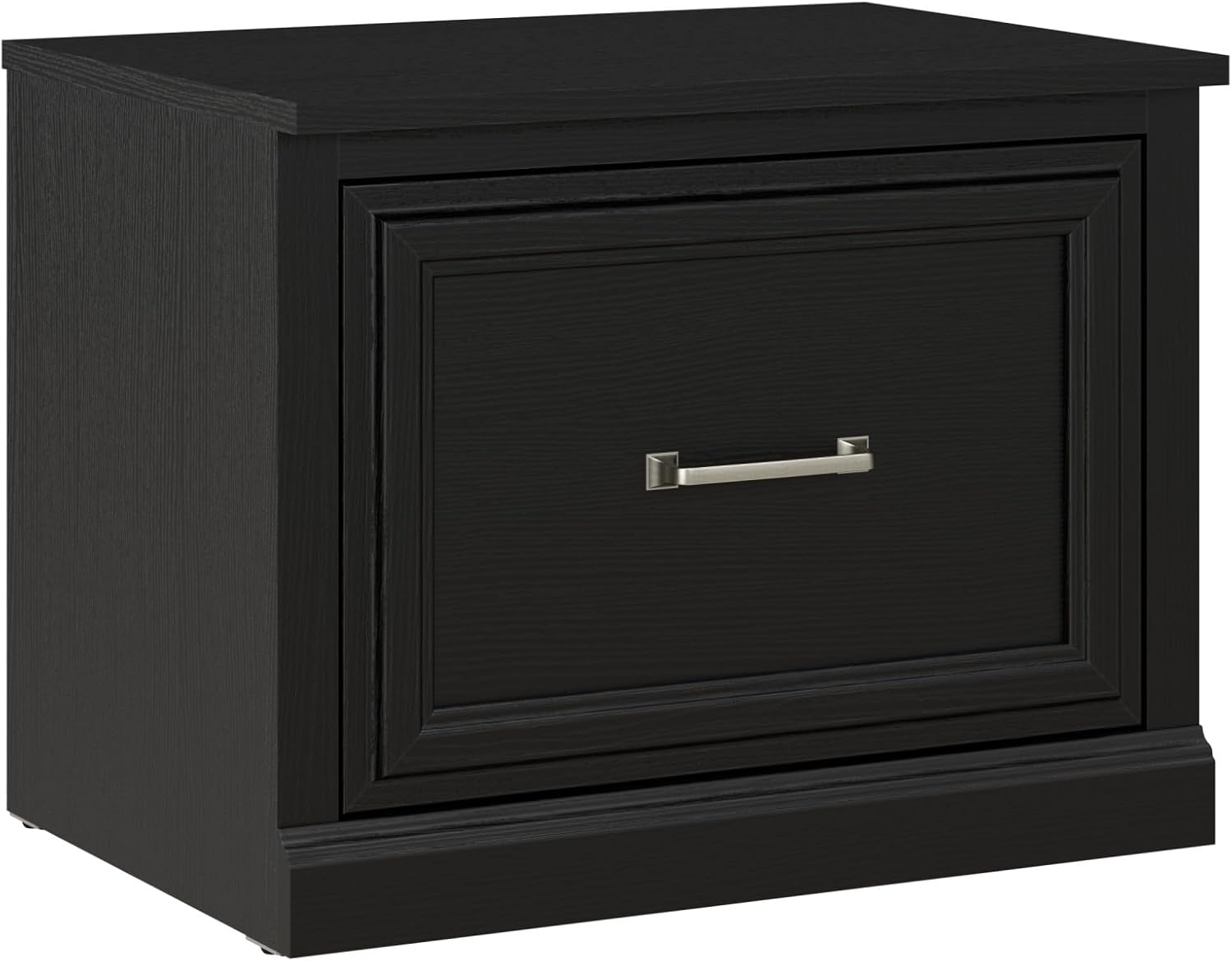 Bush Furniture Woodland – Banco de zapatos pequeño con cajón  Organizador estrecho de calzado para entrada del hogar, vestíbulo y vestíbulo, 24 W,