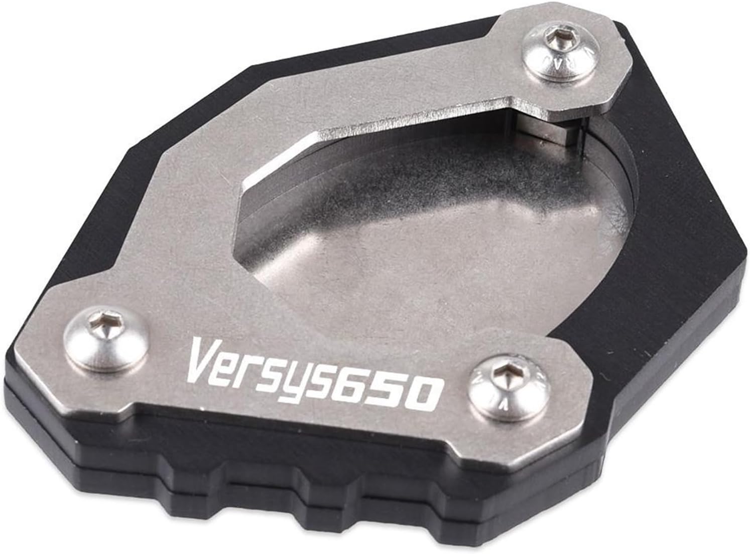 CNC aluminio Motorcycle Kickstand Support Pad Support Shell Enlarger Pad Support for Kawasaki Versys 650 2015-2021 (Color  Versys650)