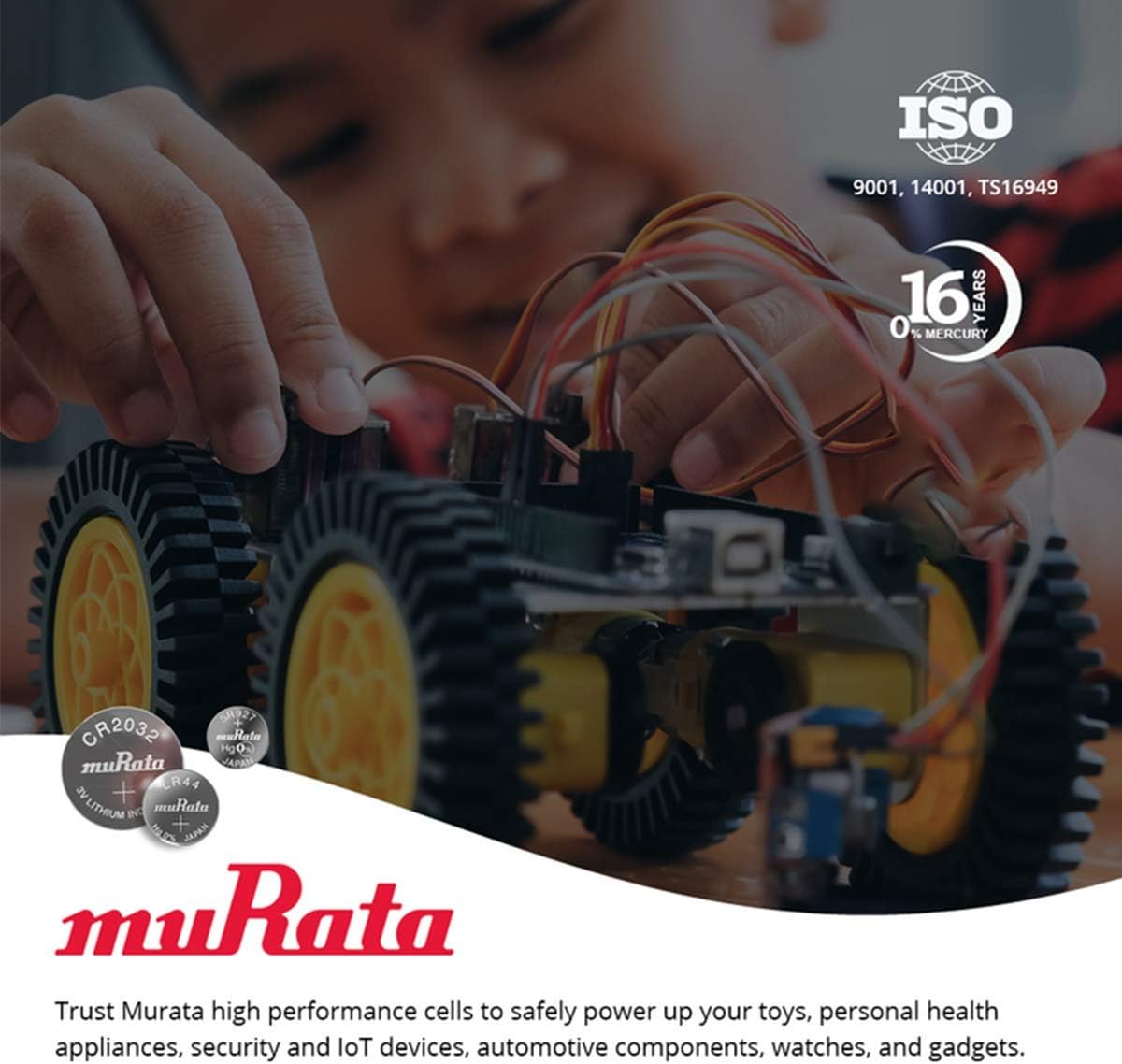 Murata Batería LR41 AG3 392A 1.55V Pila de Botón Alcalina (20 Baterías)