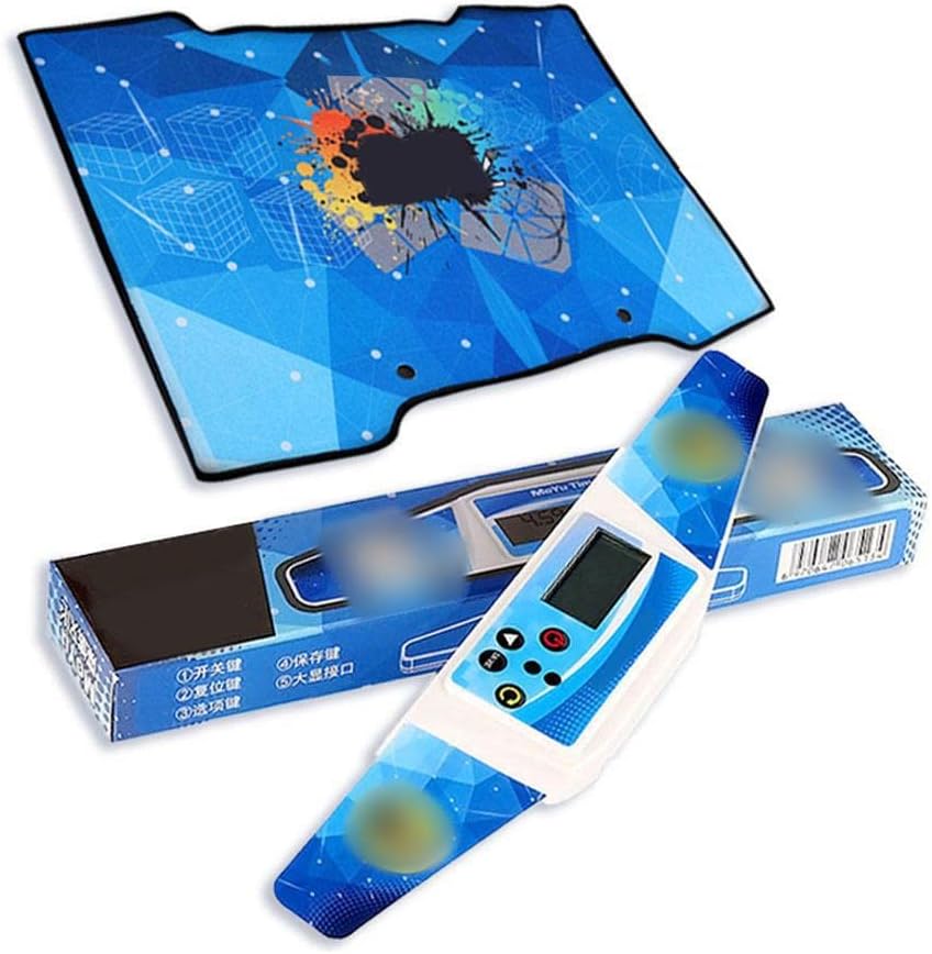 Temporizador de velocidad con alfombra, temporizador de control táctil, temporizador profesional con pantalla, temporizador de cubo de velocidad