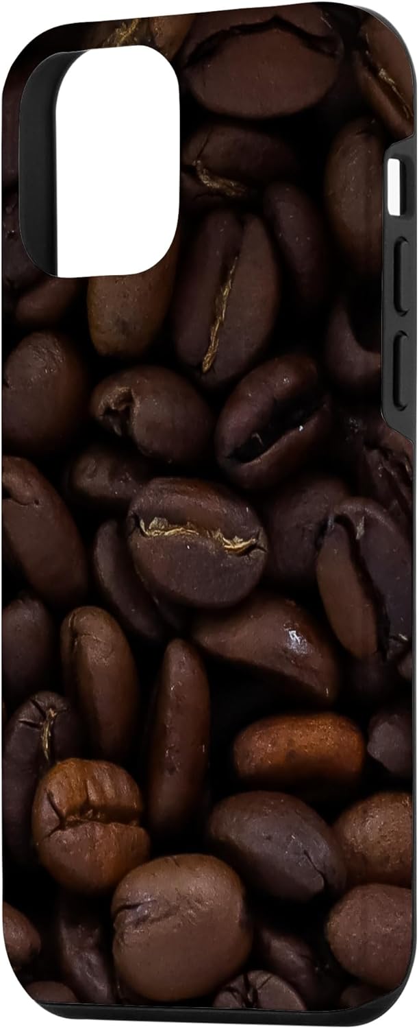 Funda para iPhone 12 mini café en granos de cafeína entusiasta café aroma foto caso