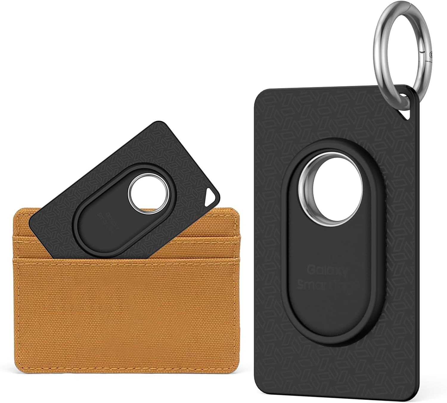 Paquete de 2 Funda para tarjeta Galaxy SmartTag2, funda ultradelgada para SmartTag2, funda de tarjeta de TPU suave para Smart Tag 2, tarjetero para