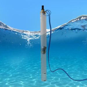 Fetcoi Bombas sumergibles con caja de control, 3 “OD Pipe 110V60HZ 0.55KW 0.75HP Bomba sumergible de pozo de acero inoxidable Bomba de pozo Fetcoi Bombas sumergibles con caja de control, 3 “OD Pipe 110V60HZ 0.55KW 0.75HP Bomba sumergible de pozo de acero inoxidable Bomba de pozo