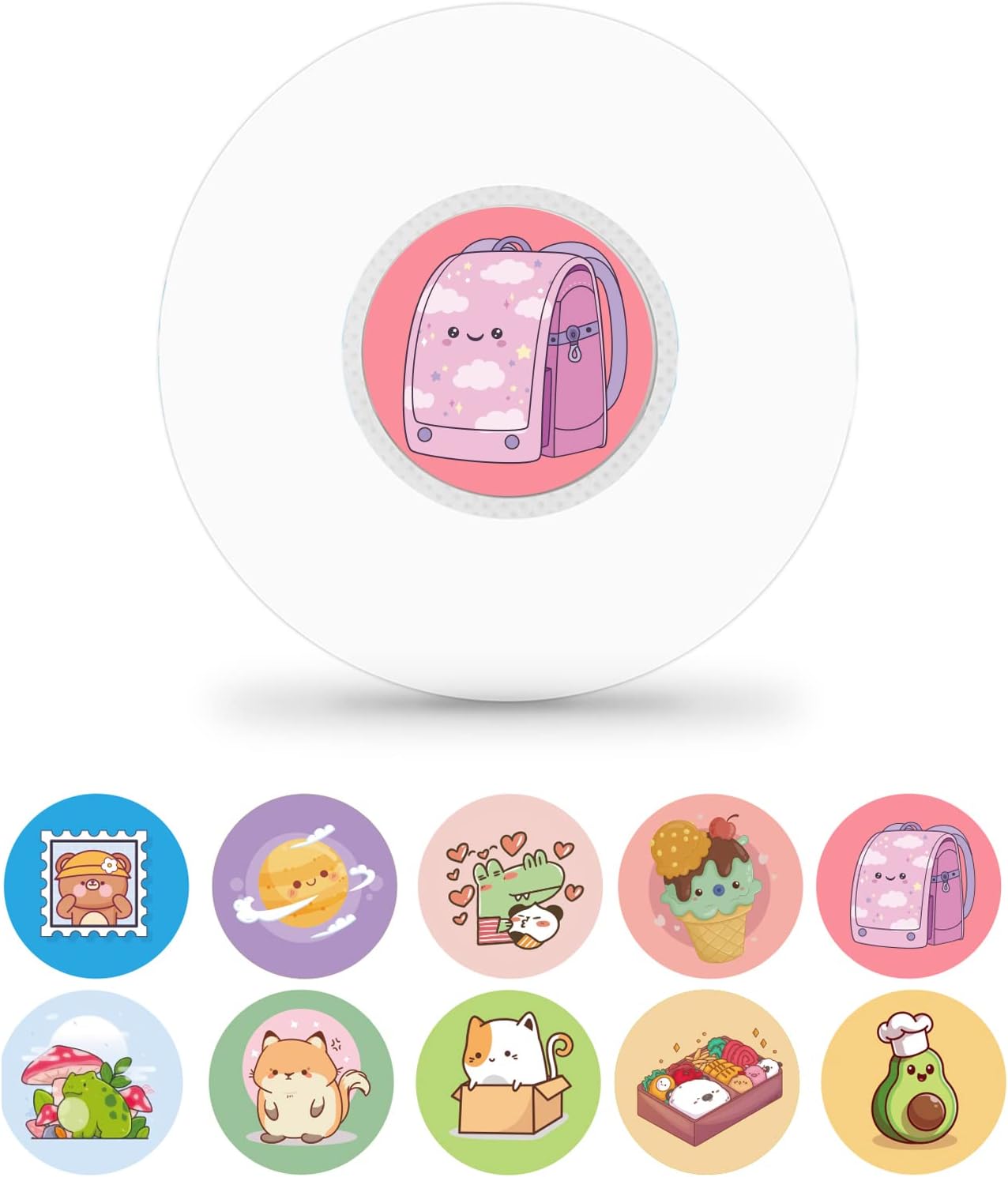 Freestyle Sensor Libre 2 fundas impermeables y libres 2 calcomanías de sensor para niñas, paquete de 40 unidades, sin látex e hipoalergénicos,