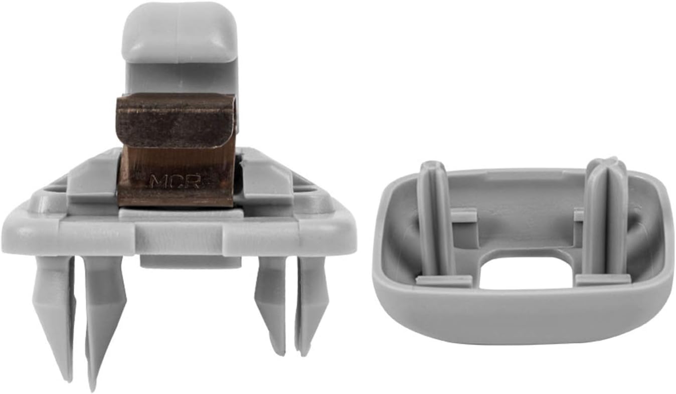 Soporte Runmade, para gancho, para parasol de automóvil, gris