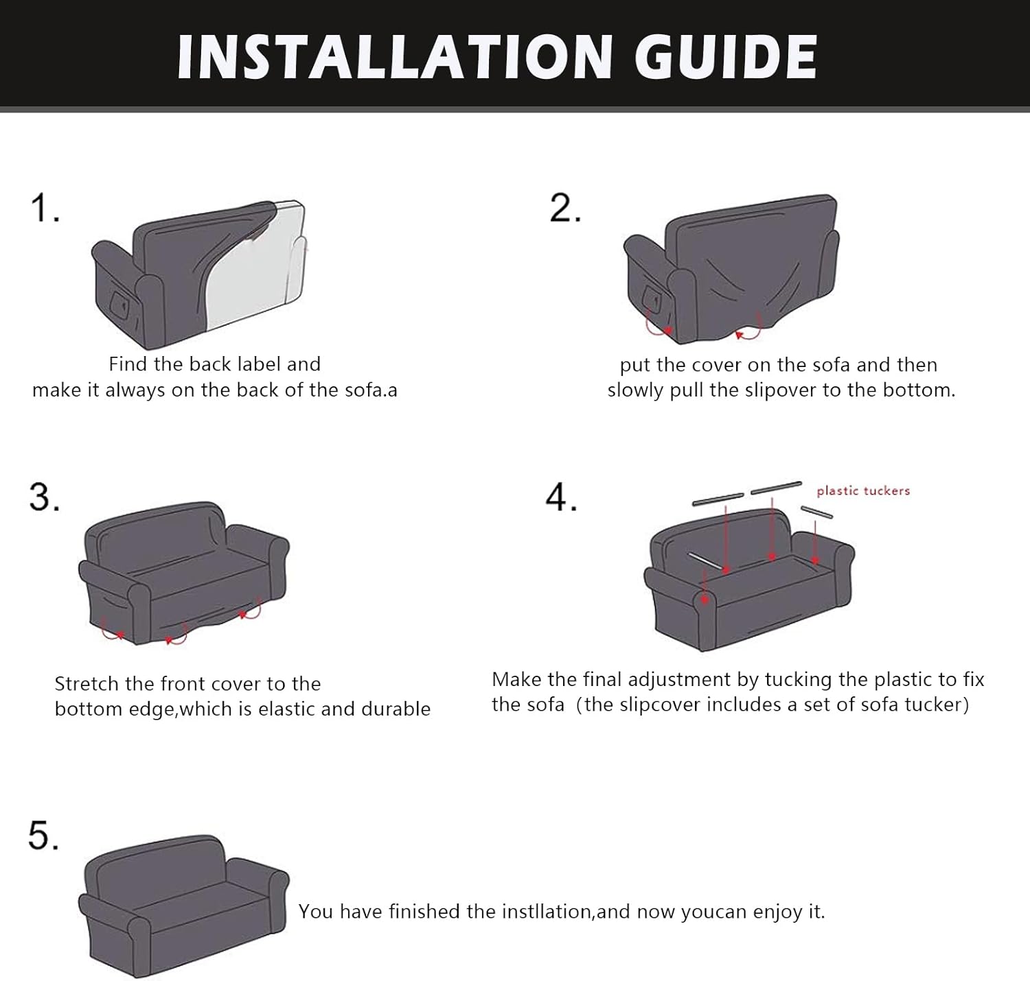 Funda elástica para sofá de 3 cojines, funda antideslizante de color liso, duradero, lavable, protector de muebles para decoración del hogar