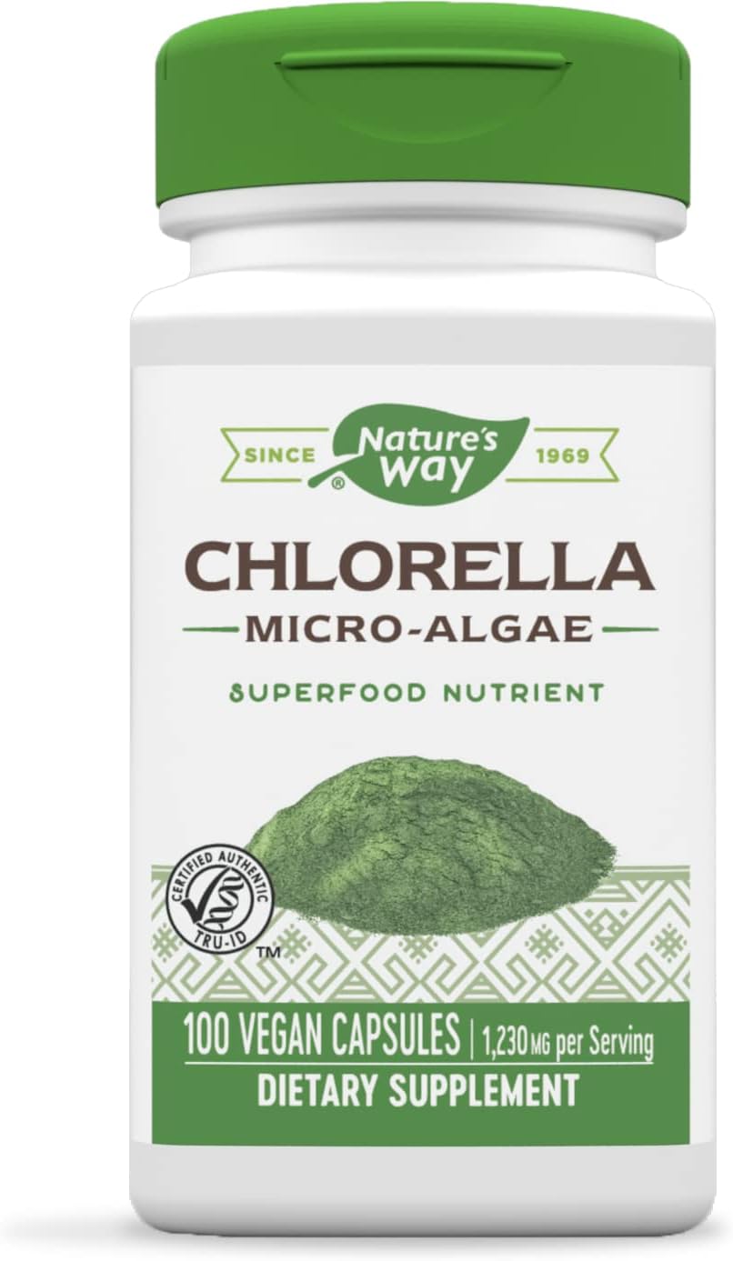 Nature’s Way Chlorella Micro-algae, 1,230 mg per serving, 100 VCaps