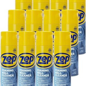 Zep – Espuma limpiadora de paredes, 18 onzas, elimina manchas sin dañar los acabados, caja de 12, ZUFWC18 Zep – Espuma limpiadora de paredes, 18 onzas, elimina manchas sin dañar los acabados, caja de 12, ZUFWC18