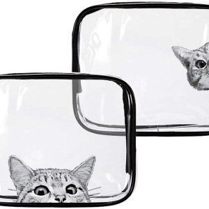 Neceseres de maquillaje, bolsas y estuches de plástico impermeable, bolsa de viaje de PVC transparente, organizador de cepillos para hombres y Neceseres de maquillaje, bolsas y estuches de plástico impermeable, bolsa de viaje de PVC transparente, organizador de cepillos para hombres y