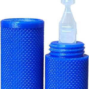 Soporte para viales de gotas para ojos y estuche de transporte de bolsillo  Capacidad para un (1) vial de colirio de un solo uso  Ideal para llevar Soporte para viales de gotas para ojos y estuche de transporte de bolsillo  Capacidad para un (1) vial de colirio de un solo uso  Ideal para llevar