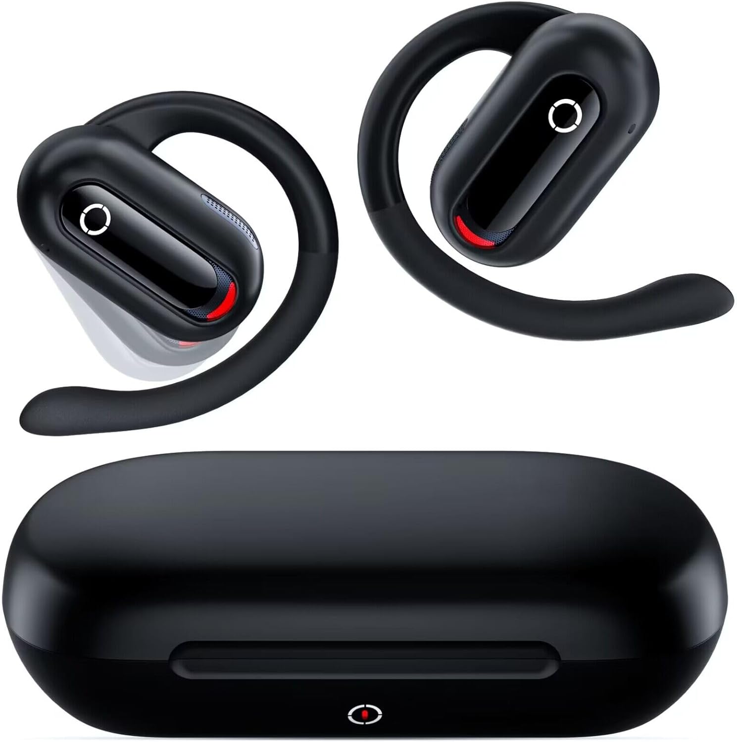 Auriculares inalámbricos Bluetooth 5.3 para iPhone 15 Pro Max 14 Pro Samsung S24 Ultra S23 FE Auriculares abiertos Auriculares giratorios con gancho