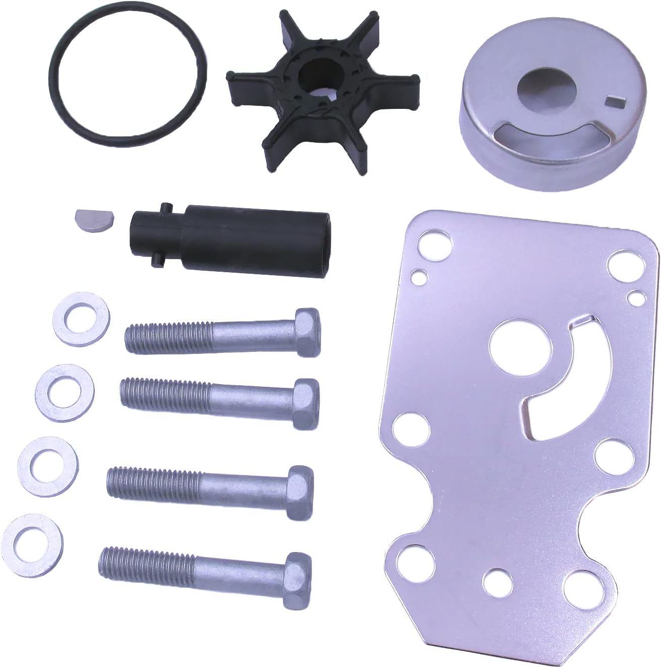 Motor de barco 69G-W0078-00 69G-W0078-01 69G-W0078-02 Kit de reparación de bomba de agua para Yamaha 8HP 9.9HP T8D T8E T8P T9.9G T9.9L T9.9X motor