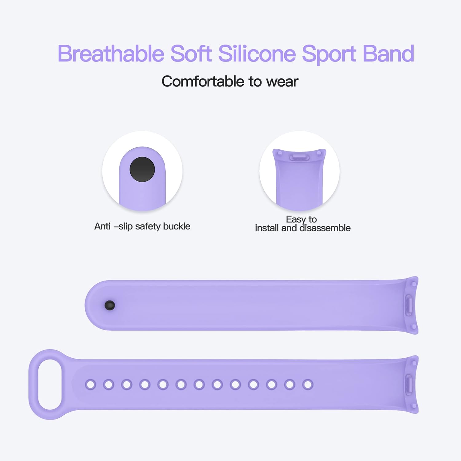 AWINNER Bandas compatibles con Xiaomi Mi Band 8 Smartwatch Pulseras de repuesto para Mi 8