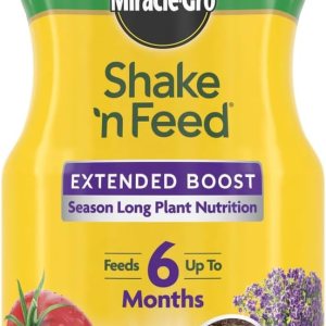 Miracle-Gro Shake ‘n Feed Extended Boost, fertilizante para plantas, alimenta hasta 6 meses, 3 libras. Miracle-Gro Shake ‘n Feed Extended Boost, fertilizante para plantas, alimenta hasta 6 meses, 3 libras.