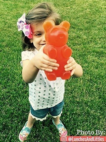Molde de oso gigante para gomitas, silicona de alta calidad + 2 recetas y 5 bolsas de regalo incluidas  Haz grandes golosinas de oso (gomitas,