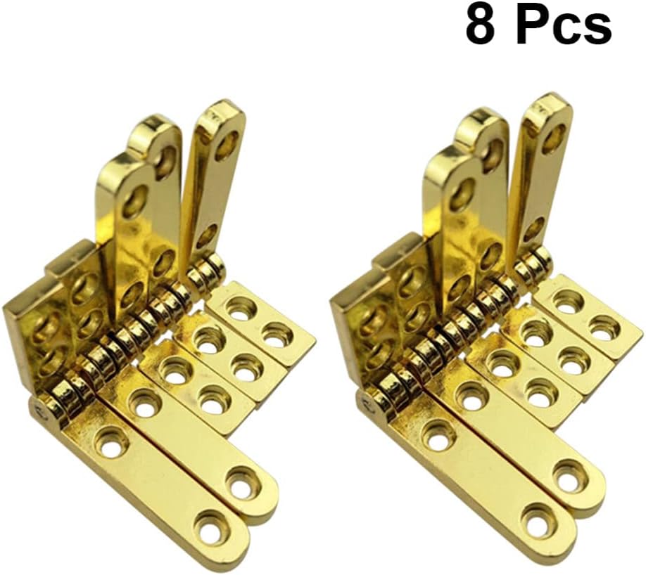 DOITOOL Bisagras de puerta oscilantes 8 piezas Bisagra de alta resistencia Bisagras de resorte bisagras de cierre automático Bisagras de 90 grados