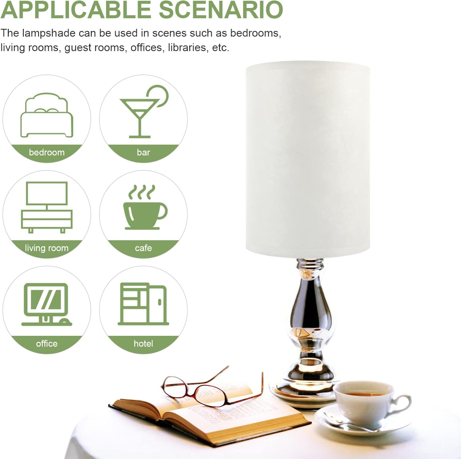 Housoutil Máscara de seguridad rectangular blanca de metal con pantalla de lámpara