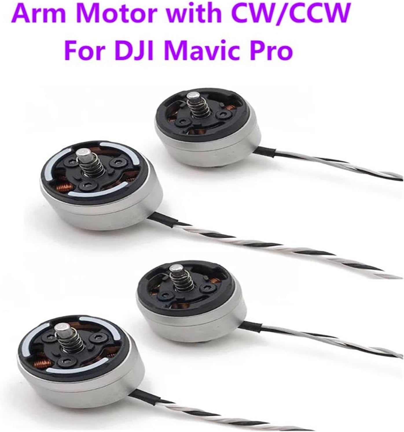 Genuine Arm Motor with CWCCW Propeller Base Replacement for D-JI Mavic Pro Drone Repair Parts (Color  1 Set)