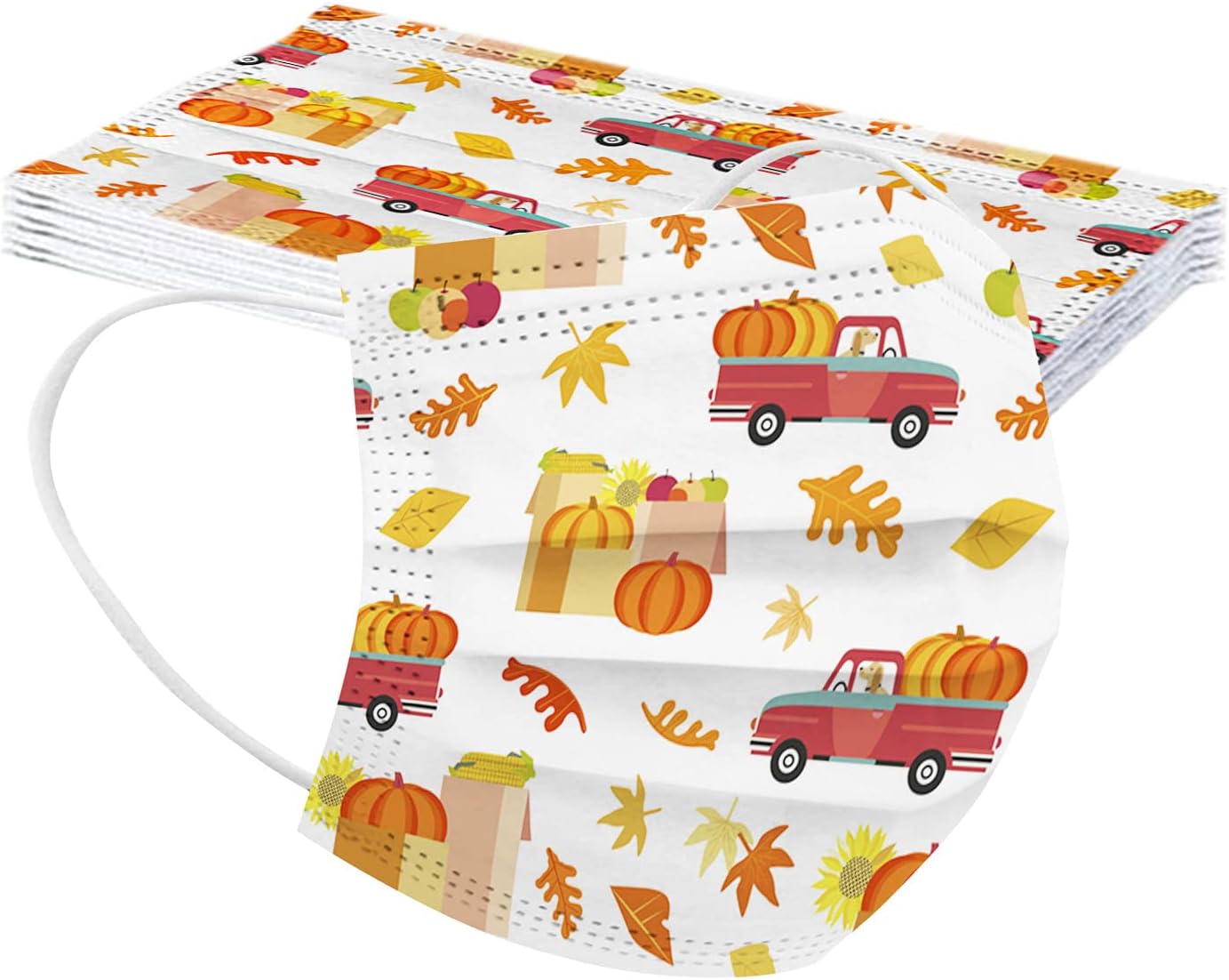 50 cubrebocas con diseño floral de verano, tela transpirable, protección de 3 capas, mascarillas florales para mujeres, exteriores y fiestas