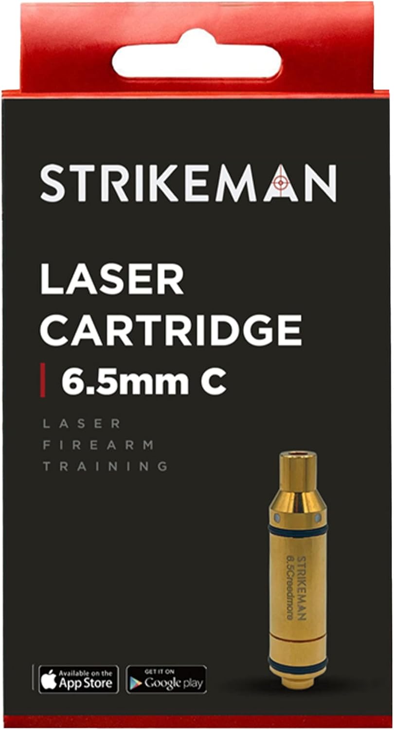 Strikeman Dry Fire Laser Training Cartridge – Great for Target Shooting Practice with Shotguns & Rifles, Made for Our Firearm Training System – Red