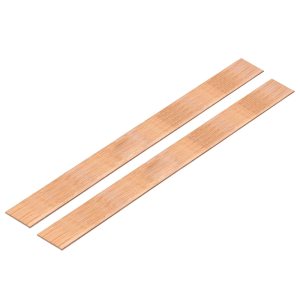 MECCANIXITY 2 barras planas de cobre de 15.8 x 1 pulgada, barra de cobre de 125 pulgadas de grosor para sistemas de puesta a tierra y proyectos MECCANIXITY 2 barras planas de cobre de 15.8 x 1 pulgada, barra de cobre de 125 pulgadas de grosor para sistemas de puesta a tierra y proyectos