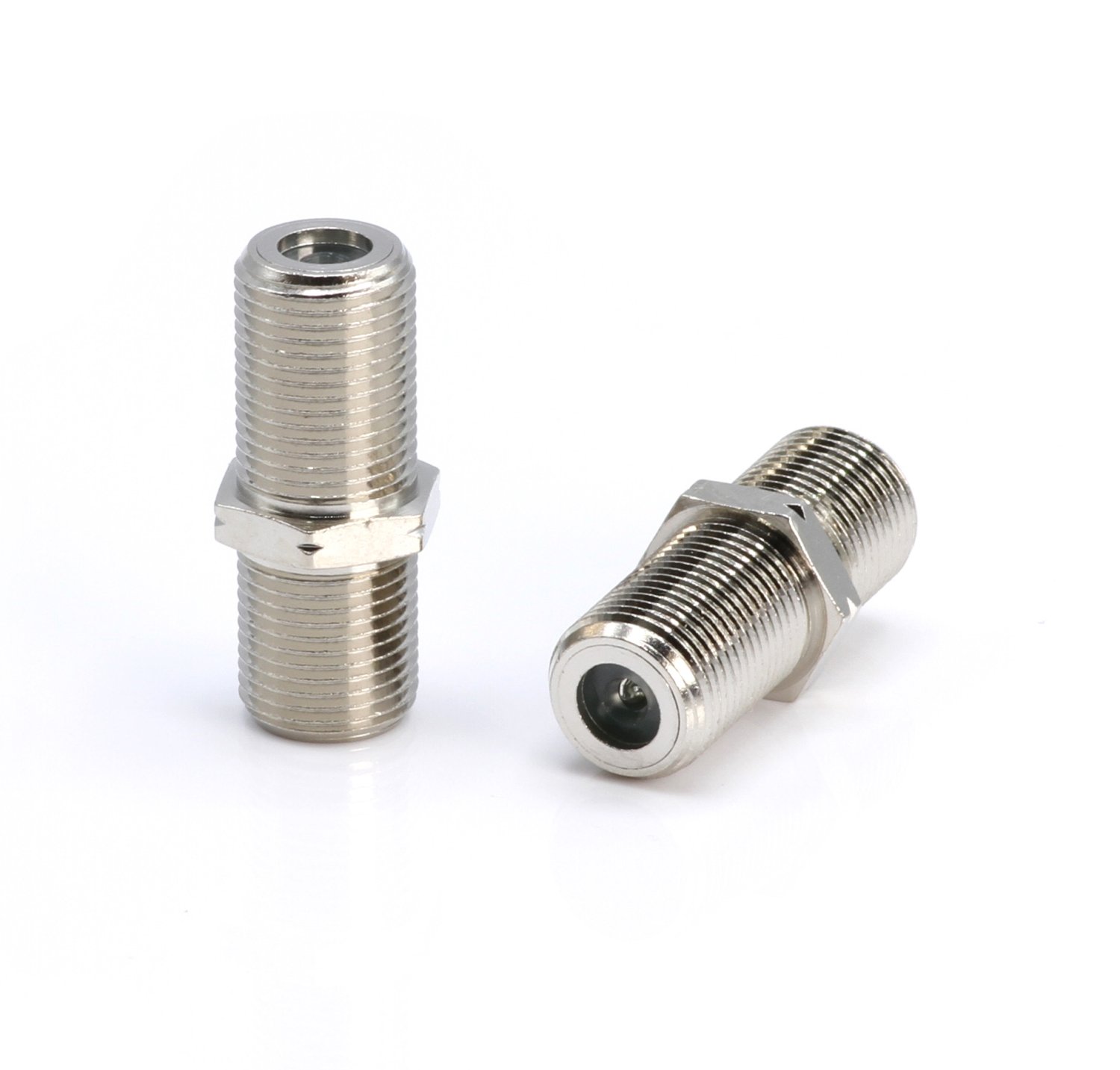 Acoplador de extensión de cable, paquete de 10, conecta dos cables coaxiales de video, para coaxial F81 (de mujer a hembra), satélite de 3 GHz, TV