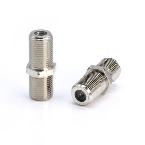 Acoplador de extensión de cable, paquete de 10, conecta dos cables coaxiales de video, para coaxial F81 (de mujer a hembra), satélite de 3 GHz, TV Acoplador de extensión de cable, paquete de 10, conecta dos cables coaxiales de video, para coaxial F81 (de mujer a hembra), satélite de 3 GHz, TV