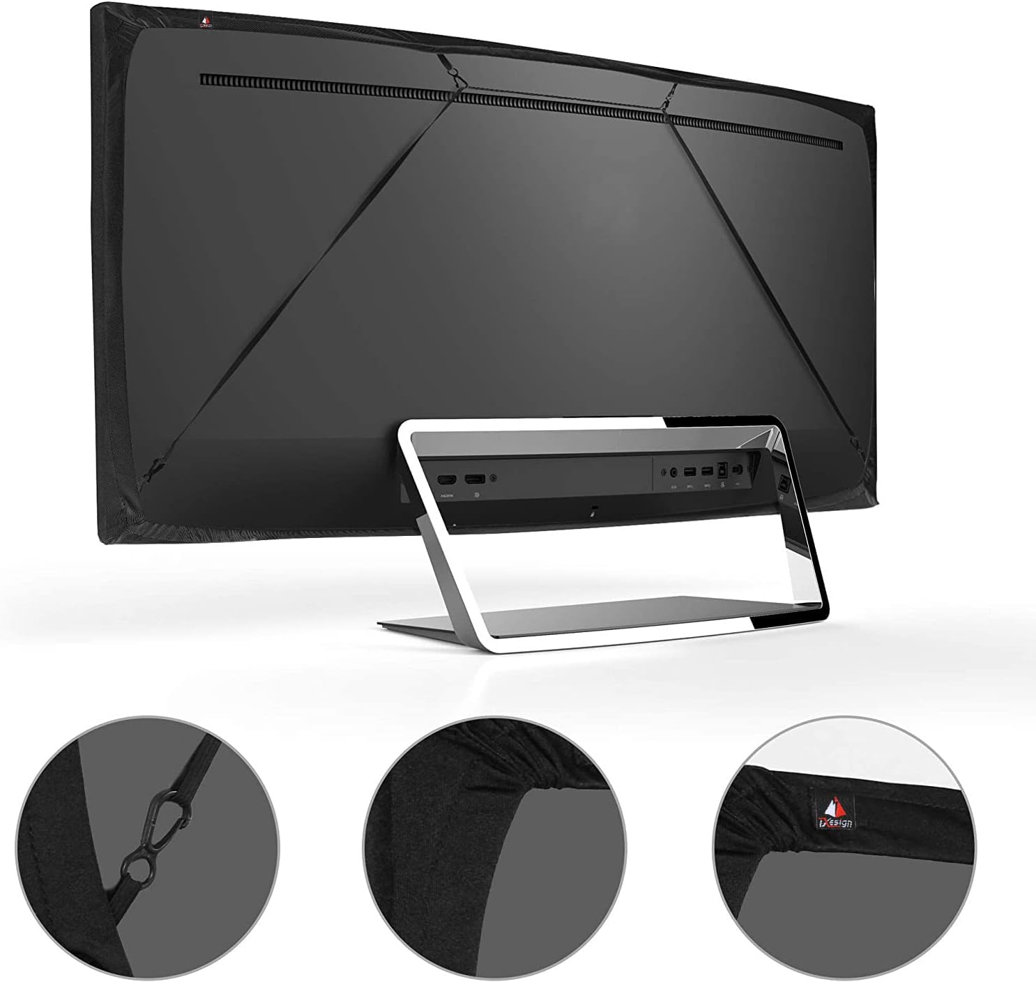 TXEsign Funda universal para TV interior, tela de licra suave, protector universal de pantalla plana de 65 pulgadas a prueba de polvo (65 pulgadas,